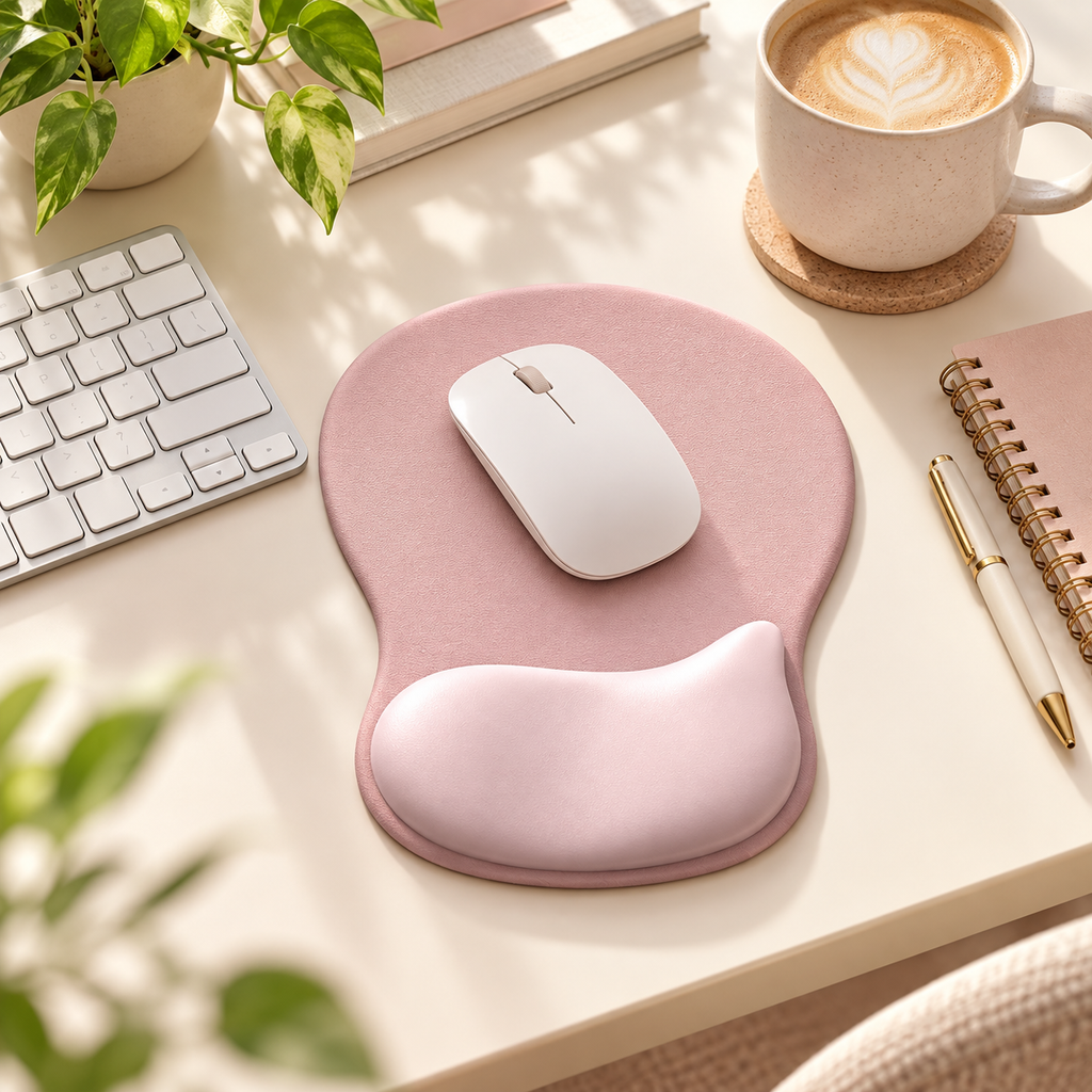 Ergonomic Silicone Mouse Pad with Wrist Rest